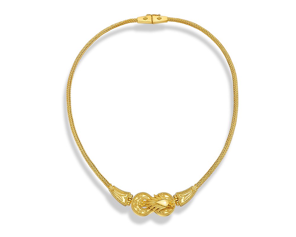 Damaskos Archaic 18K Gold Hercules' Knot Necklace